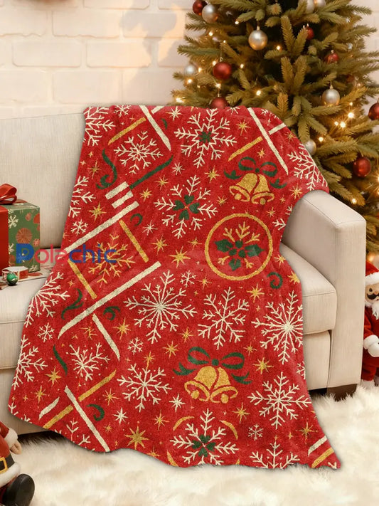 Couverture rétro à motifs de Noël comme image / UN