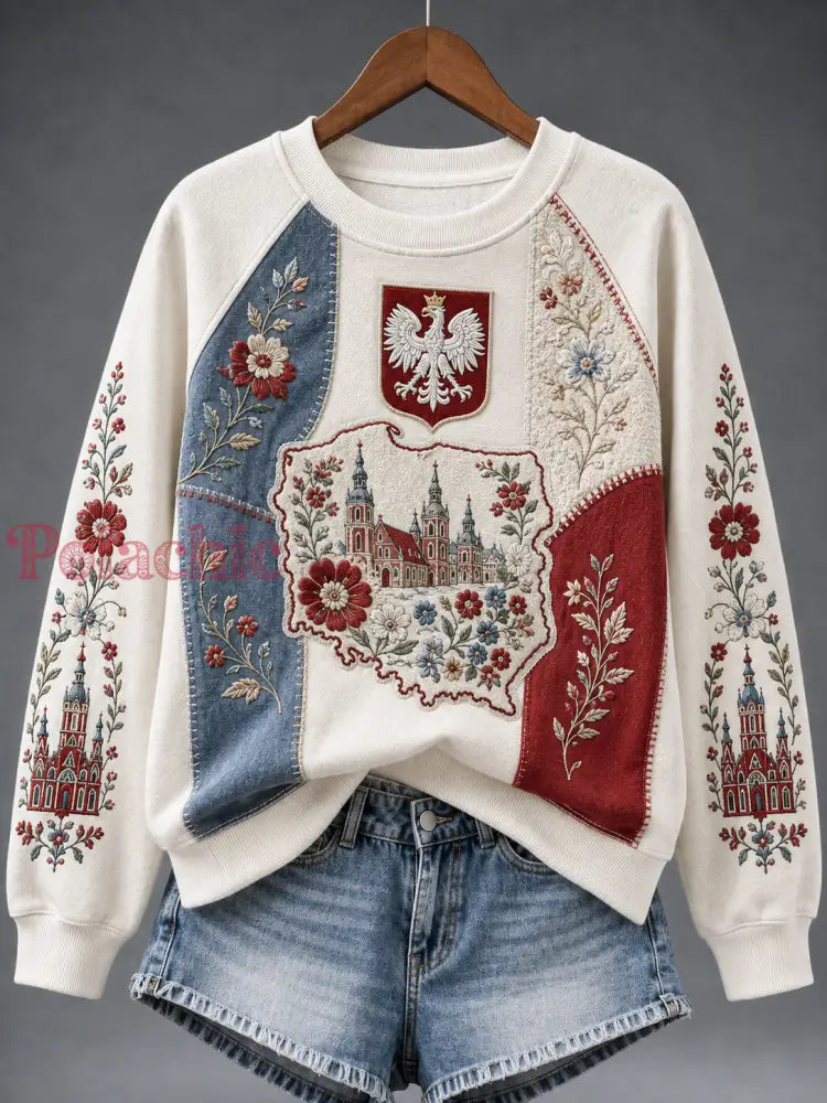 Damska bluza raglan z Polską - A / S