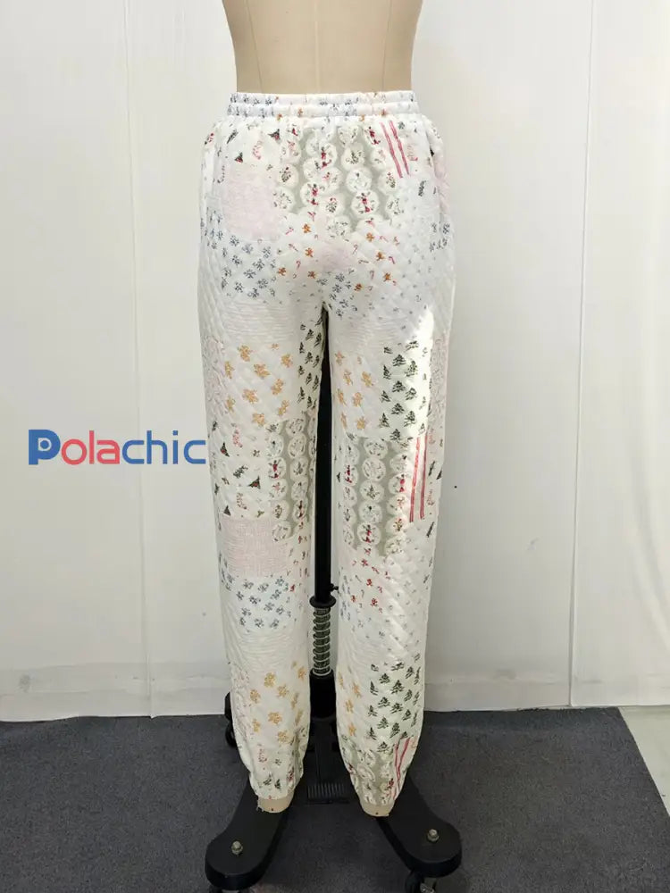 Ensembles sweatshirt et pantalons longs de Noël pour femmes