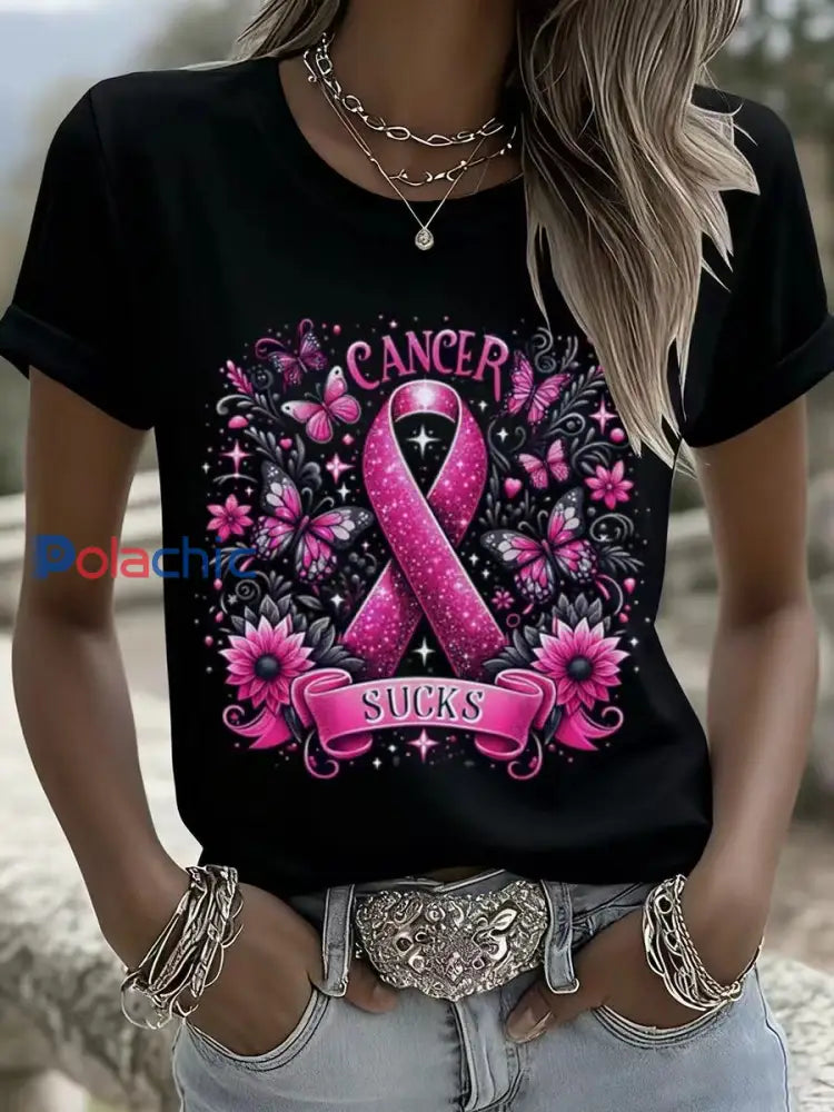 Femme Vintage Animal Floral Art Décontracté Manches Courtes A / S