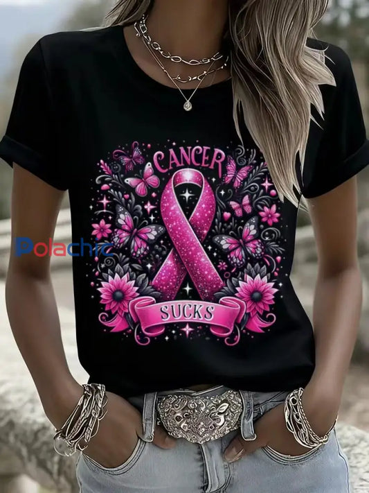 Femme Vintage Animal Floral Art Décontracté Manches Courtes A / S