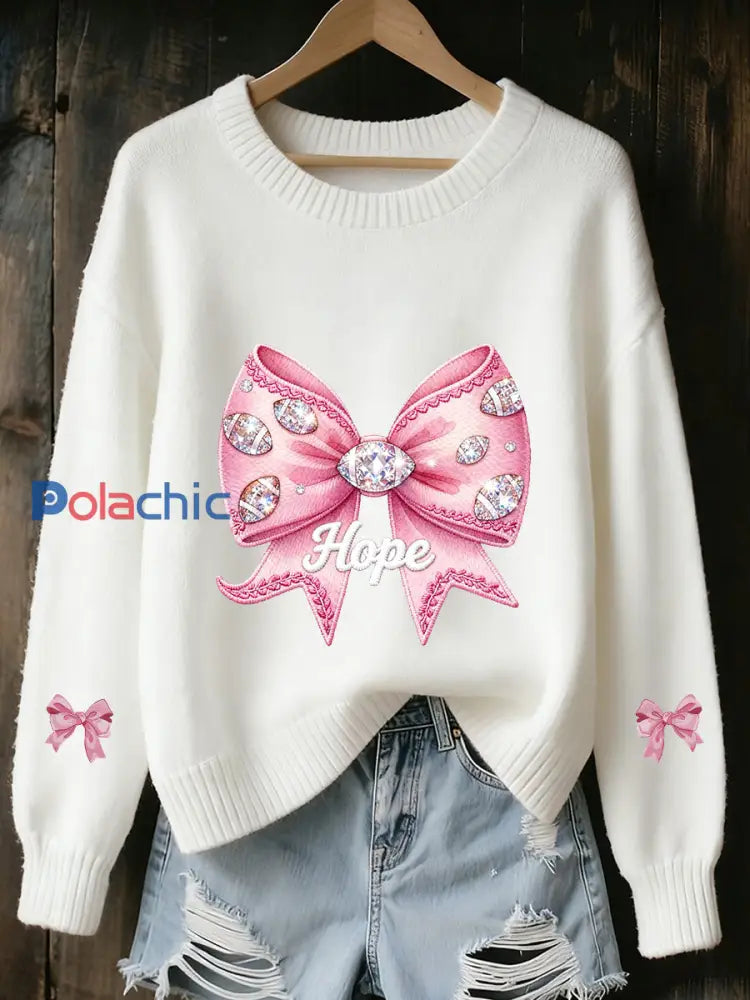 Femmes du cancer du sein Fan Band Art Print Memorial Pull A / S