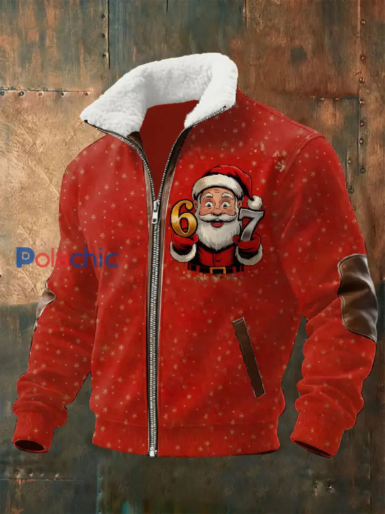 Fun Christmas 67 Imprimer Manteau décontracté comme image / S