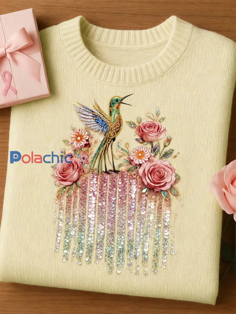 Haut confortable en tricot à manches courtes imprimé animal artistique pour femme A / S