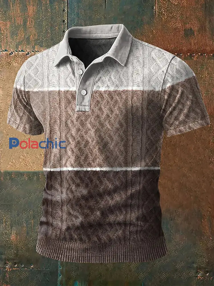 Haut décontracté à imprimé rétro Western Antler pour hommes comme image / S