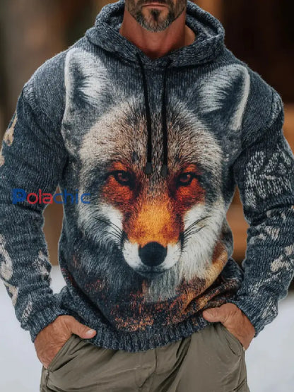 Haut décontracté Fox Art Print Homme comme image / S