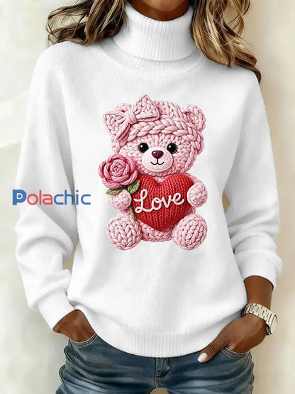 Haut Décontracté Imprimé LOVE Femme Blanc / S