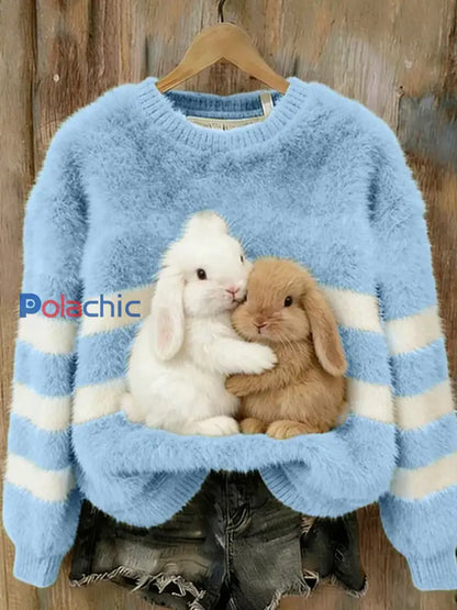 Haut en flanelle confortable à imprimé animal rétro pour femmes F / S