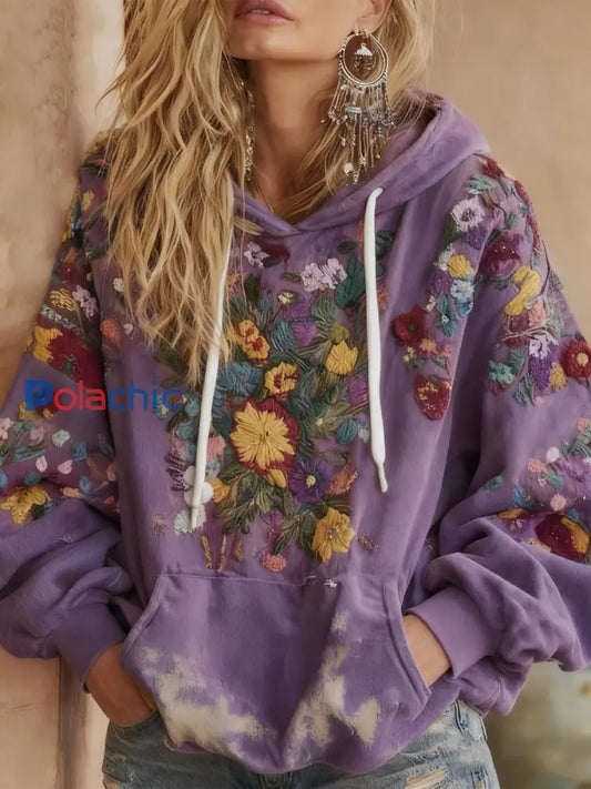 Haut Imprimé Floral Bohème Femme comme image / S