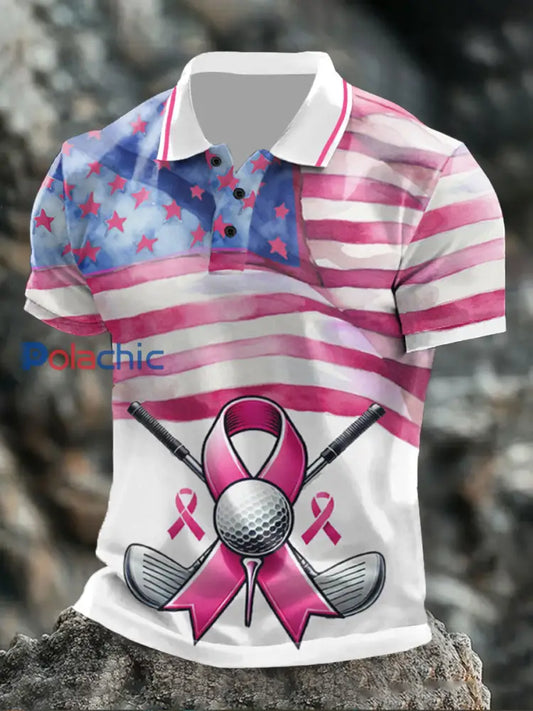 Hauts de drapeau du cancer du sein pour hommes comme image / S