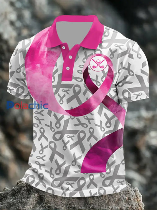Hauts de drapeau du cancer du sein pour hommes comme image / S