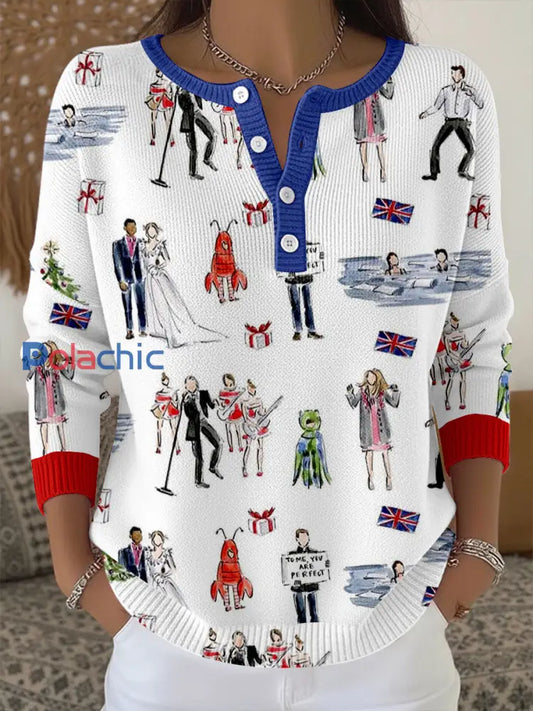 Hauts de Noël pour femmes comme image / S