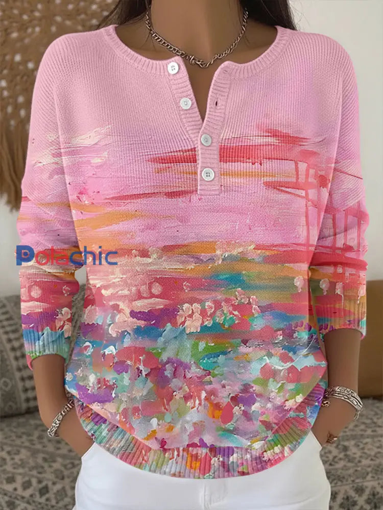 Hauts de sensibilisation au cancer du sein pour femmes Rose / S