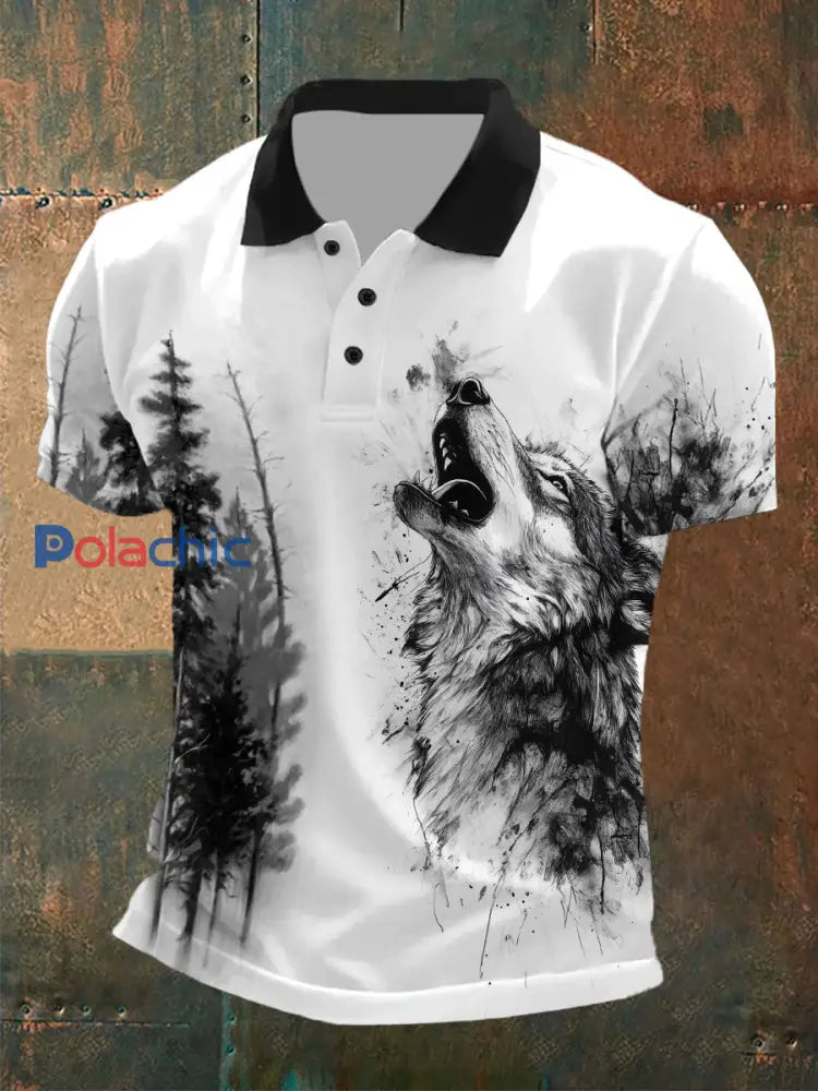 Hauts occasionnels d’impression du loup des hommes comme image / S