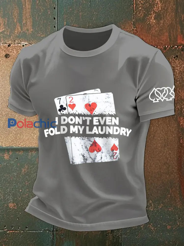 Hommes J’ai acheté cette chemise avec votre argent T-shirts Gris clair / S
