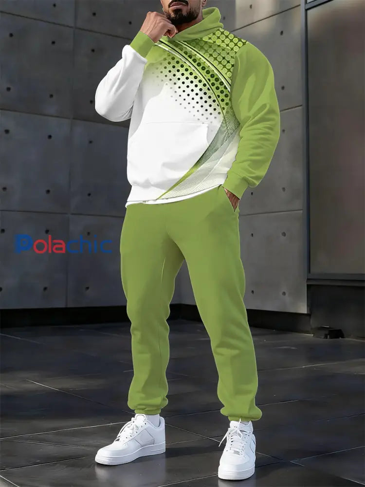 Hoodie occasionnel des hommes et l’ensemble de pantalon comme image / S