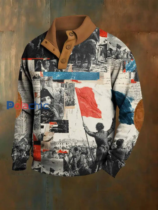 Hoodies décontractés Vintage Imprimés comme image / S