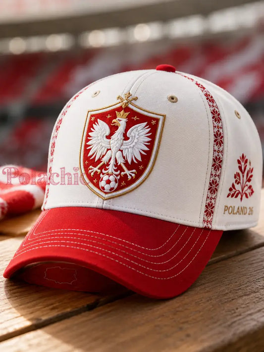 Kapelusz unisex z polską piłką nożną dla kobiet - A / JEDEN