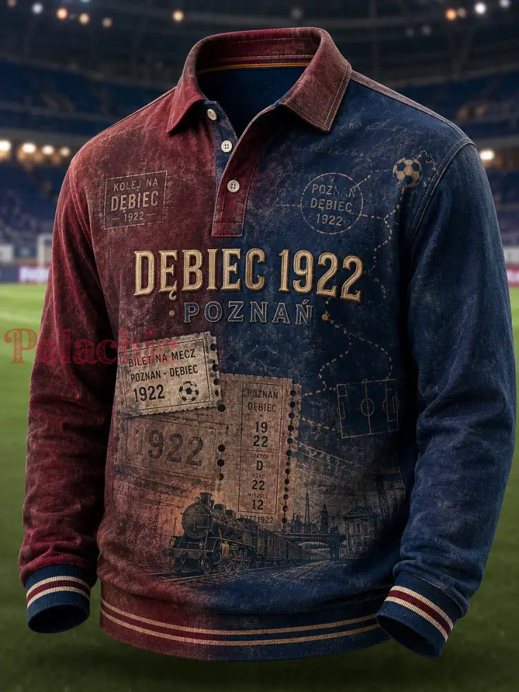 Klasyczna koszulka polo Retro Poznań Soccer Glory - Jak na zdjęciu / S