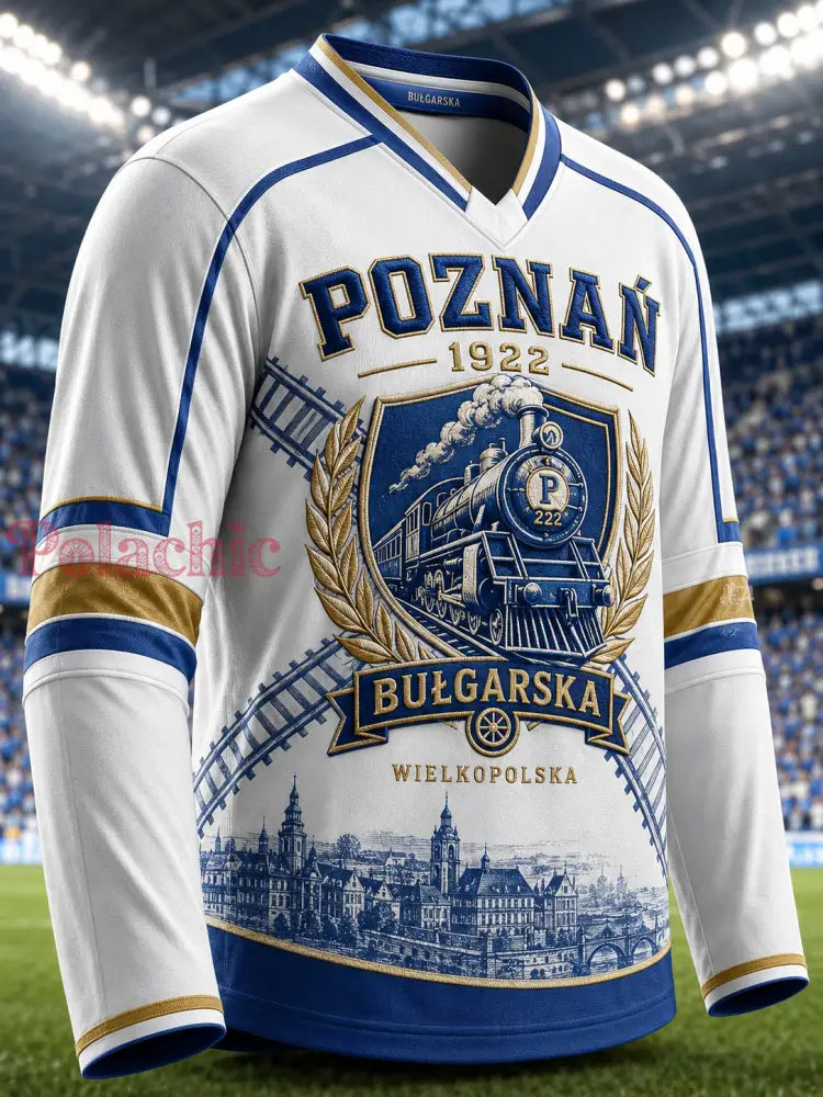 Koszulka męska z długim rękawem KOLEJORZ Polska - A / S