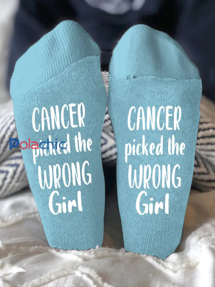 Les modèles unisexes combattent les maladies chaussettes Bleu clair / ONE