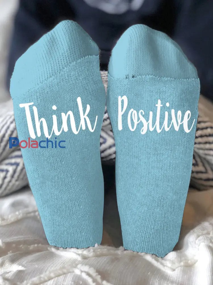 Les modèles unisexes combattent les maladies chaussettes Bleu clair / ONE