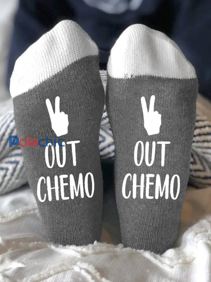 Les modèles unisexes combattent les maladies chaussettes Gris / ONE