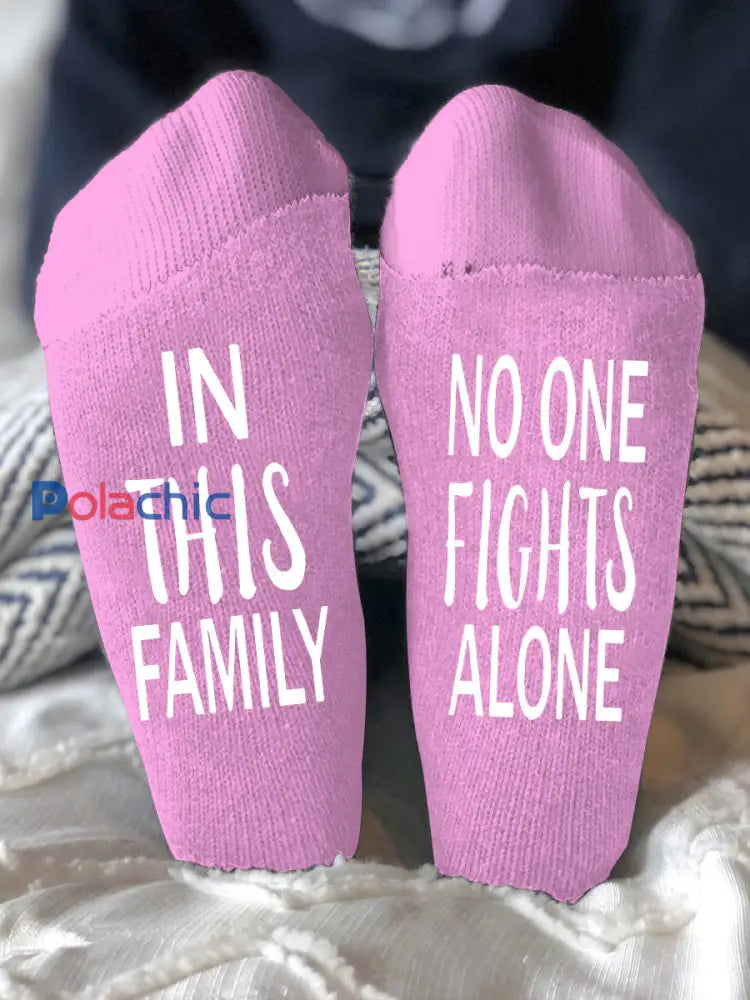 Les modèles unisexes combattent les maladies chaussettes Rose / ONE