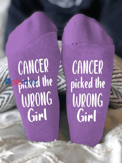 Les modèles unisexes combattent les maladies chaussettes Violet / ONE