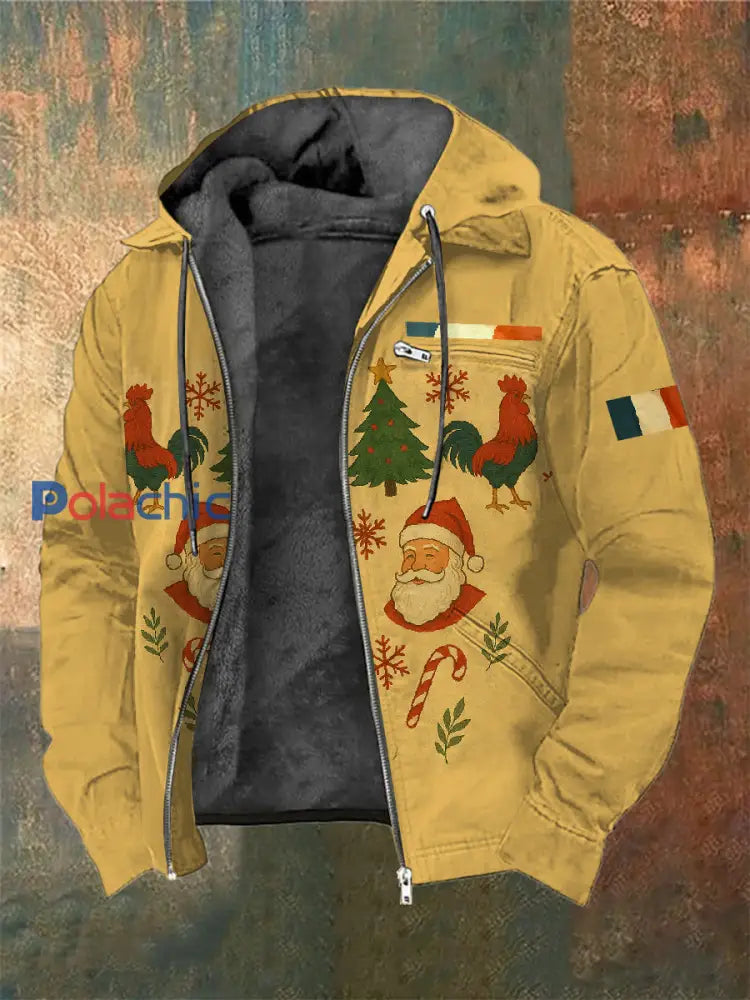 Manteau De Noël Français Vintage comme image / S