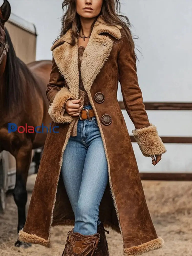 Manteau Retro Warm Outdoor Femme