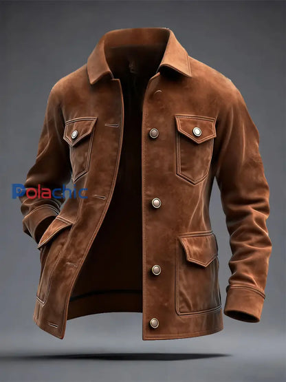 Manteau Retro Warm Outdoor Femme Marron / S