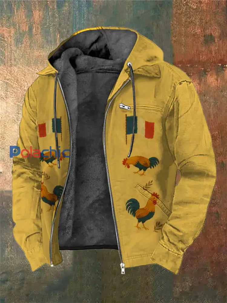 Manteau Vintage Coq Français comme image / S