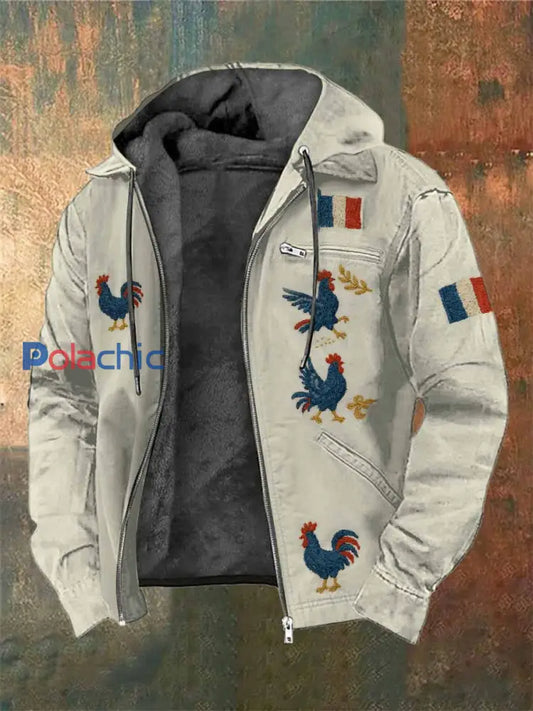 Manteau Vintage Coq Français comme image / S