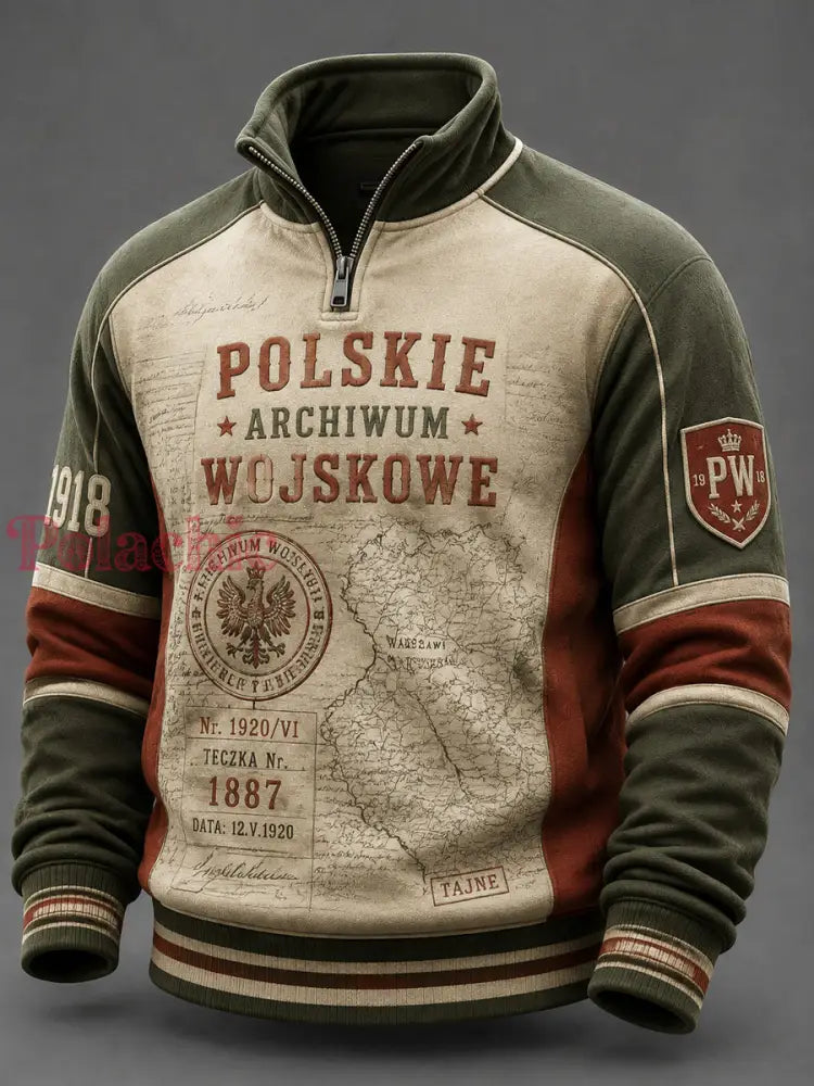 Męska bluza Polska Siła Military Heritage - Jak na zdjęciu / S