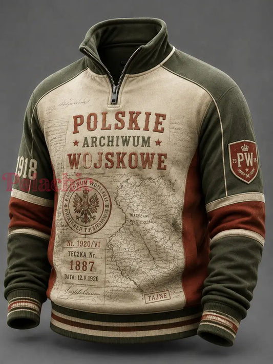 Męska bluza Polska Siła Military Heritage - Jak na zdjęciu / S