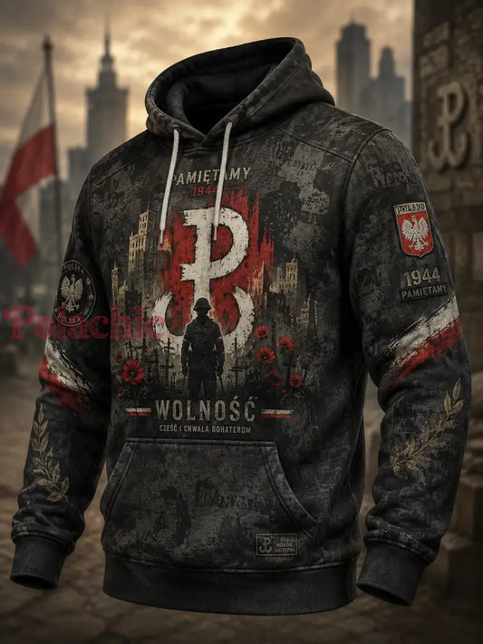 Męska bluza wojskowa polskiej armii z kieszeniami - A / S