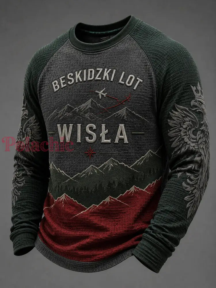 Męska bluza zimowa Beskidzki Lot Wisła - Jako obrazek / S