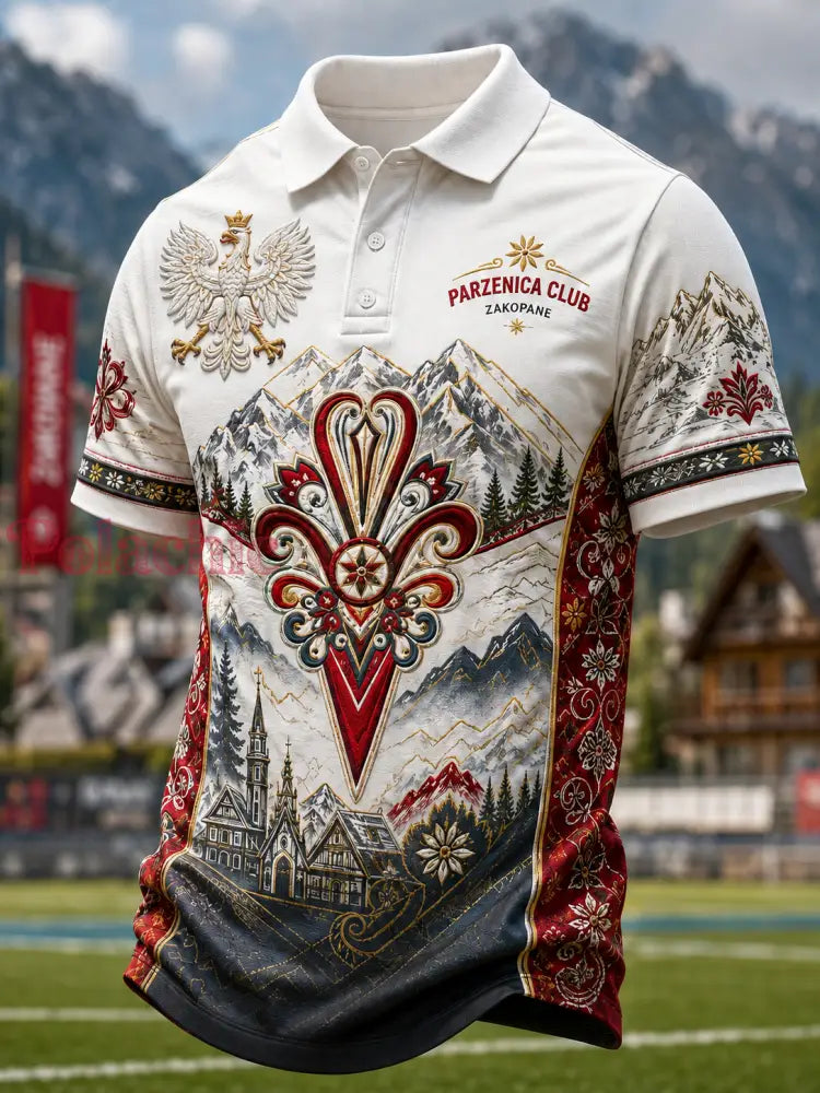 Męska Koszula z krótkim rękawem Zakopane Mountain Folk Festival - A / S