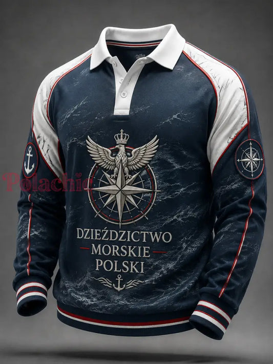 Męska koszulka polo z dziedzictwem wojskowym Zawsze Polska - Jak na zdjęciu / S