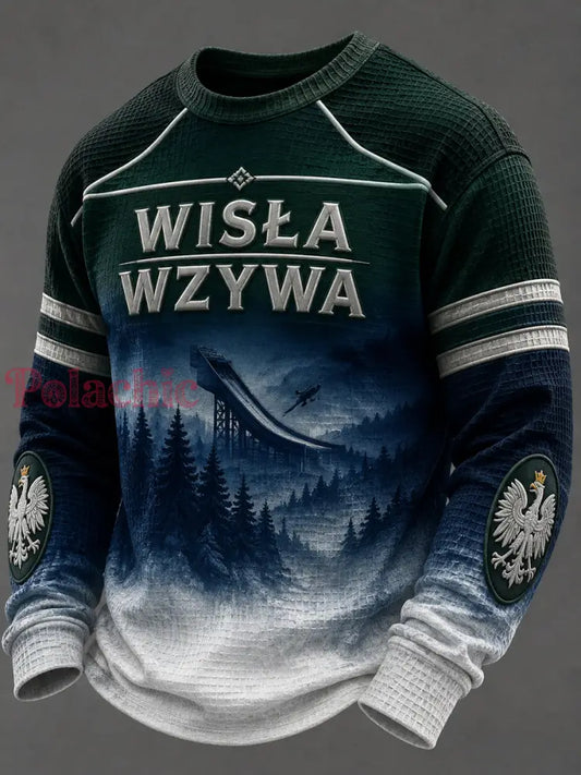 Męski bluza narciarska Wisła Wzywa Beskid - Jak na zdjęciu / S
