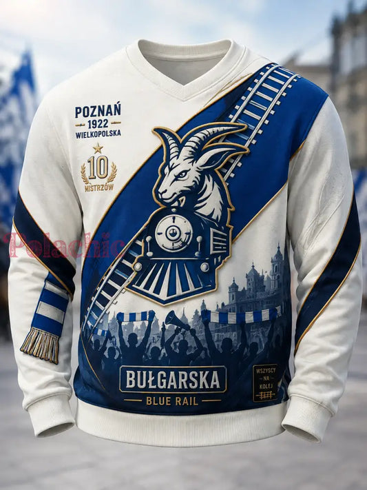 Męski polski koszykarski t-shirt z warkoczykowym wzorem i długim rękawem - A / S