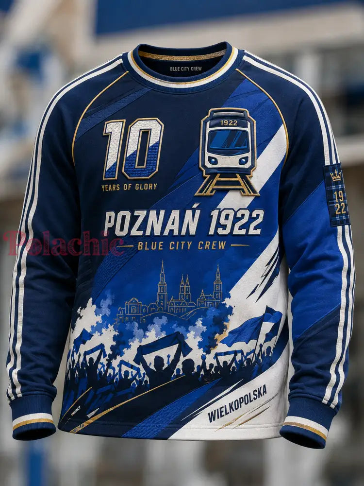 Męski polski koszykarski t-shirt z warkoczykowym wzorem i długim rękawem - A / S