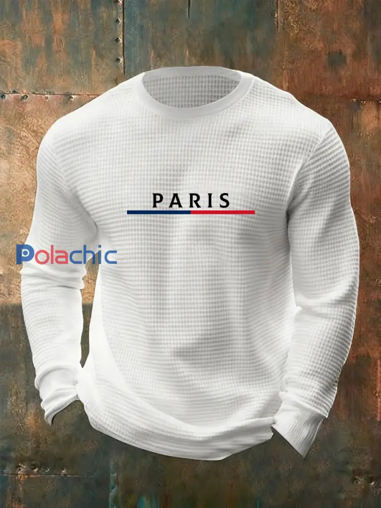 Mode Vintage Casual à manches longues pour hommes A / S