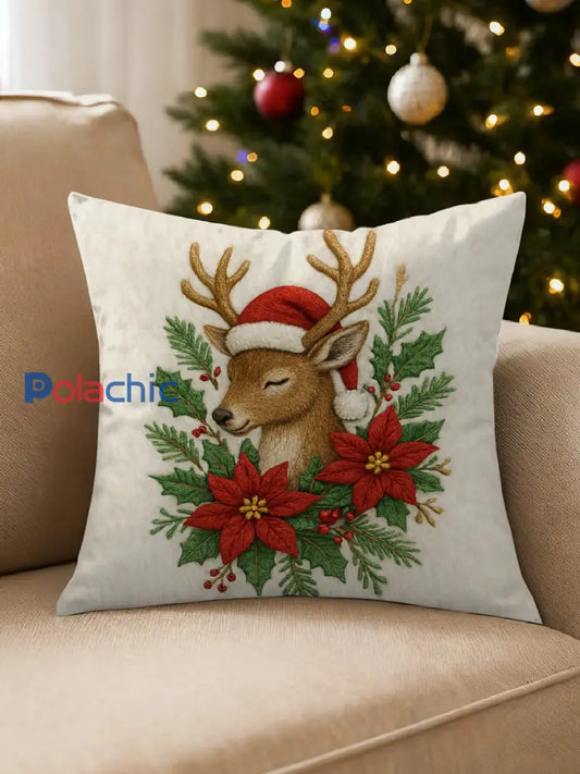 Oreiller imprimé motif de Noël comme image / UN