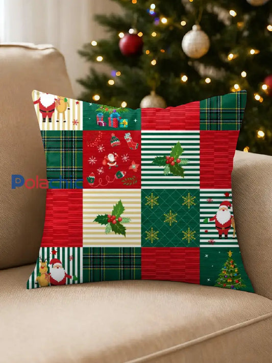 Oreiller imprimé motif de Noël comme image / UN