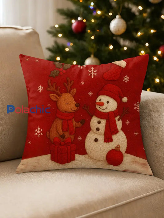 Oreiller imprimé motif de Noël comme image / UN