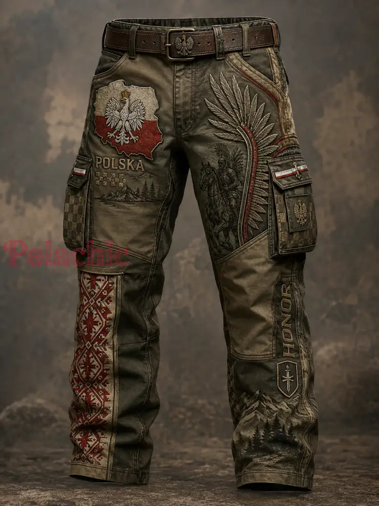 Pantalon de travail décontracté Culture militaire polonaise pour hommes - A / S