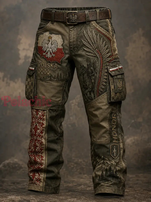 Pantalon de travail décontracté Culture militaire polonaise pour hommes - A / S