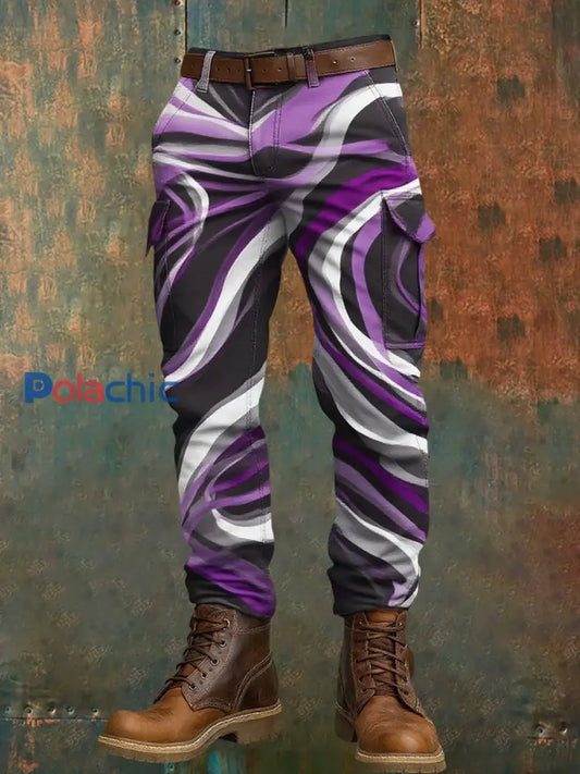 Pantalon de travail décontracté pour hommes rétro vacances Business Art Print A / S
